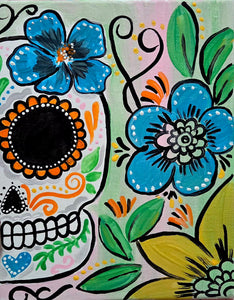 Sugar Skull Candle & Paint Night