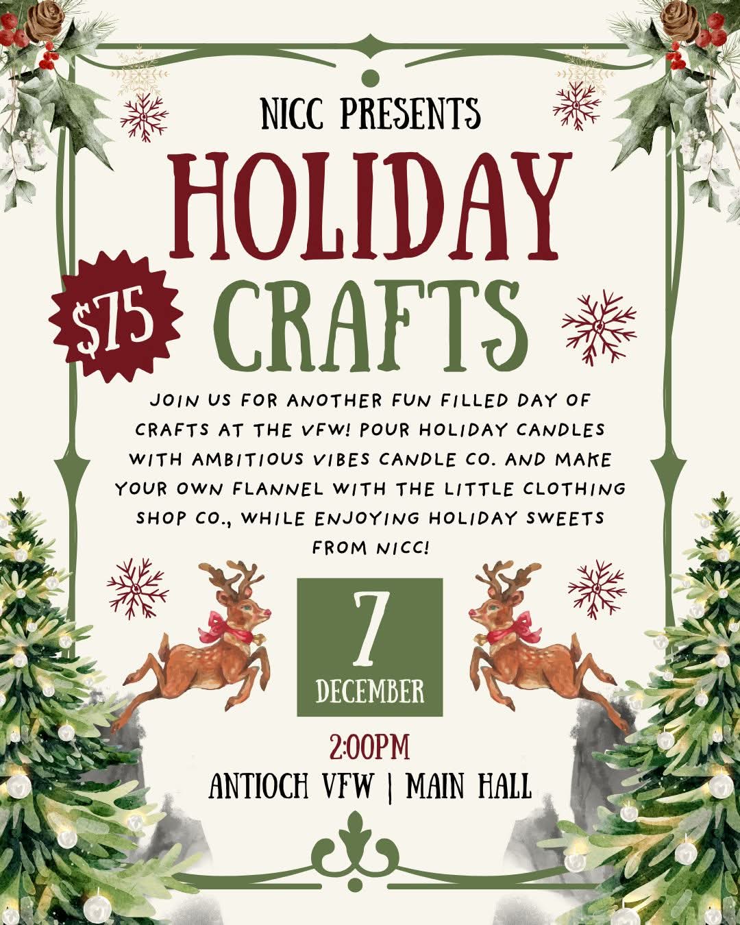 NICC Holiday Crafts @Antioch VFW
