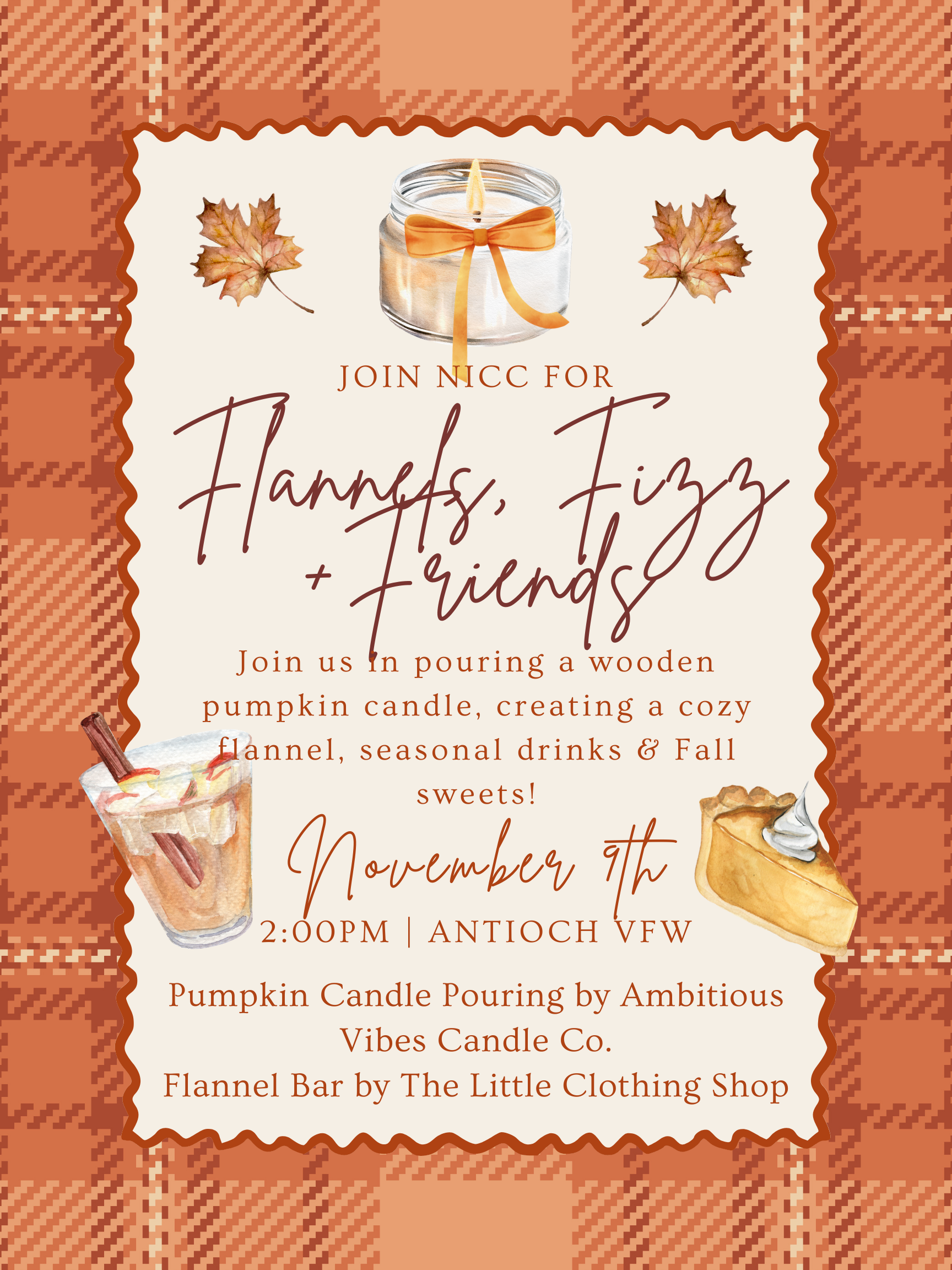 NICC Flannels, Fizz, & Friends