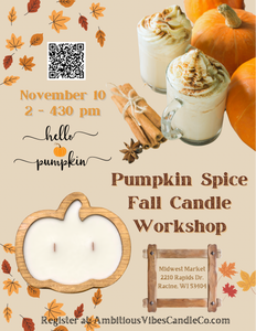 Pumpkin Spice Fall Candle Workshop