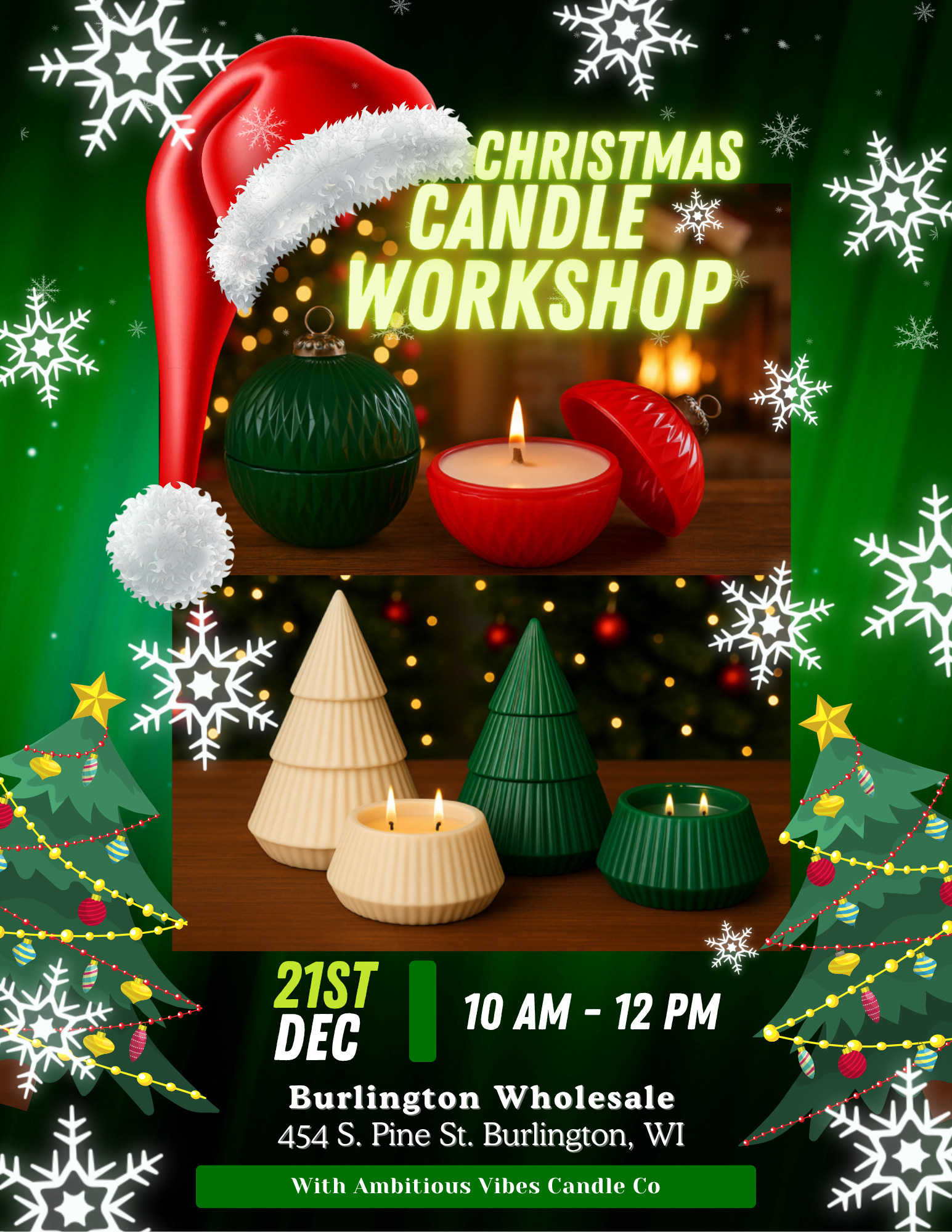 Christmas Candle Workshop @ Burlington Wholesale