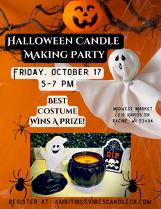 Halloween Candle Making Party