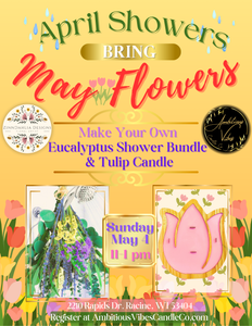 Eucalyptus Shower Bundle & Tulip Candle Making Workshop