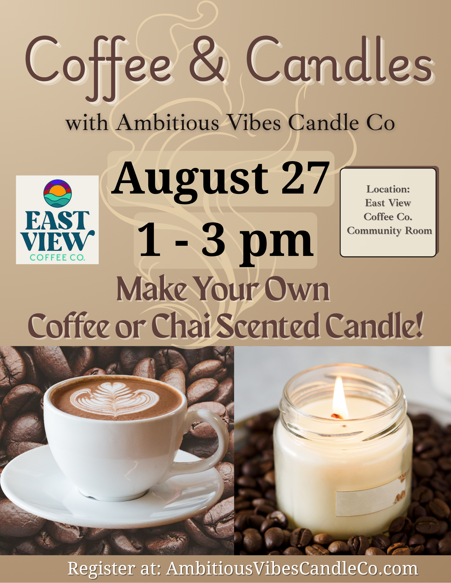 Coffee & Candles at East View Coffee Co.