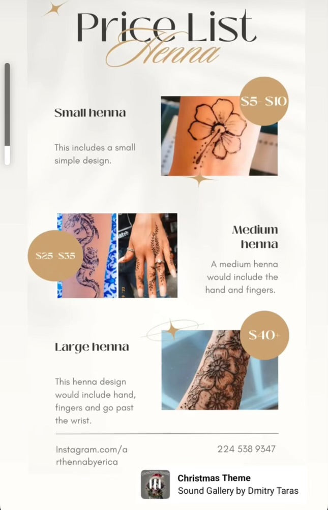 Candles & Henna Birthday Celebration!