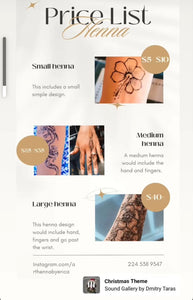 Candles & Henna Birthday Celebration!