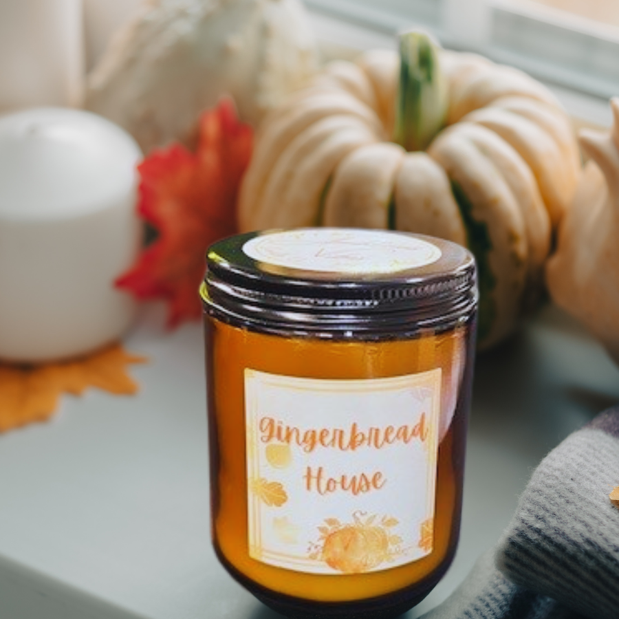 Gingerbread House Fall 8 oz Candle